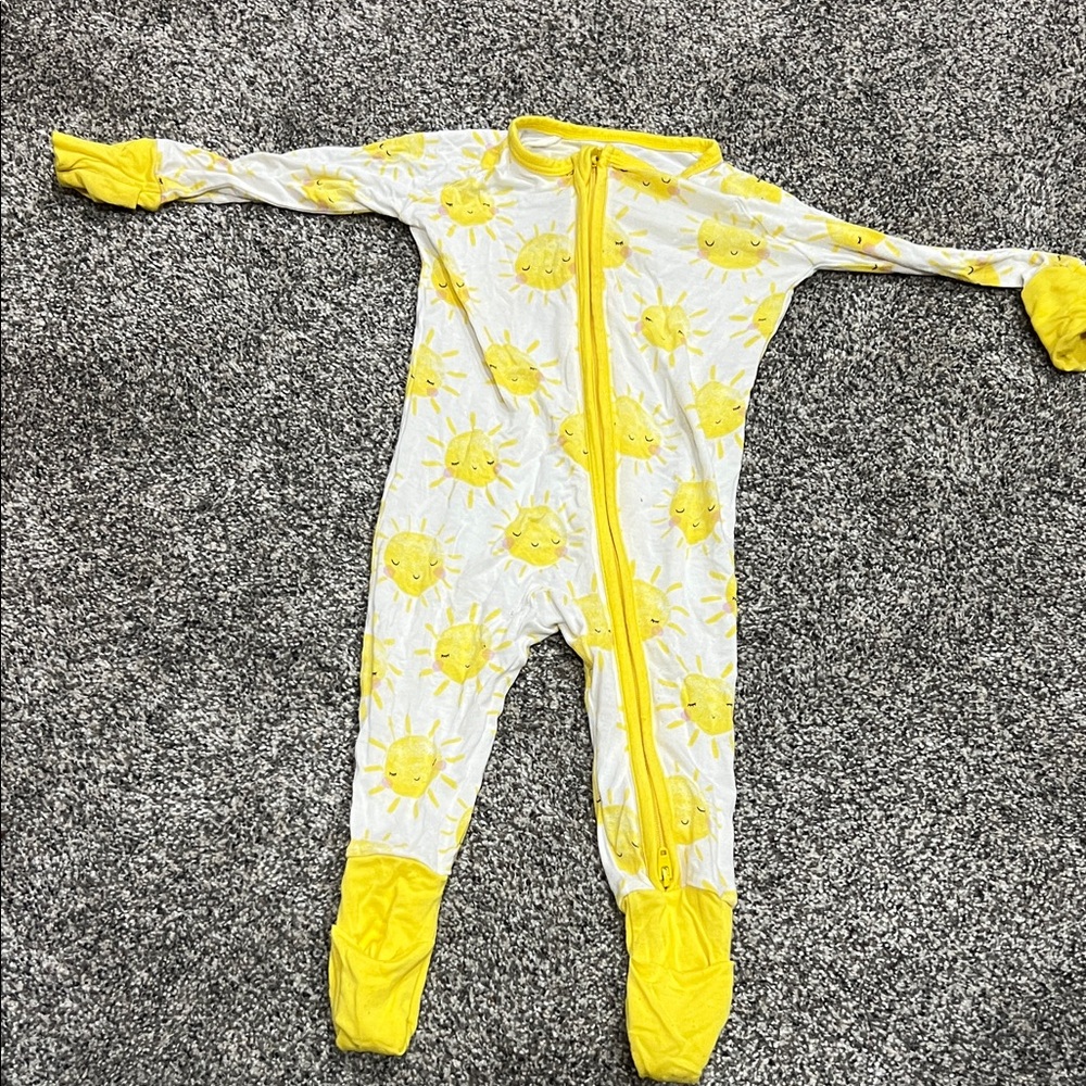 Little Sleepies Sunburst Yellow Kids Pajama Set
